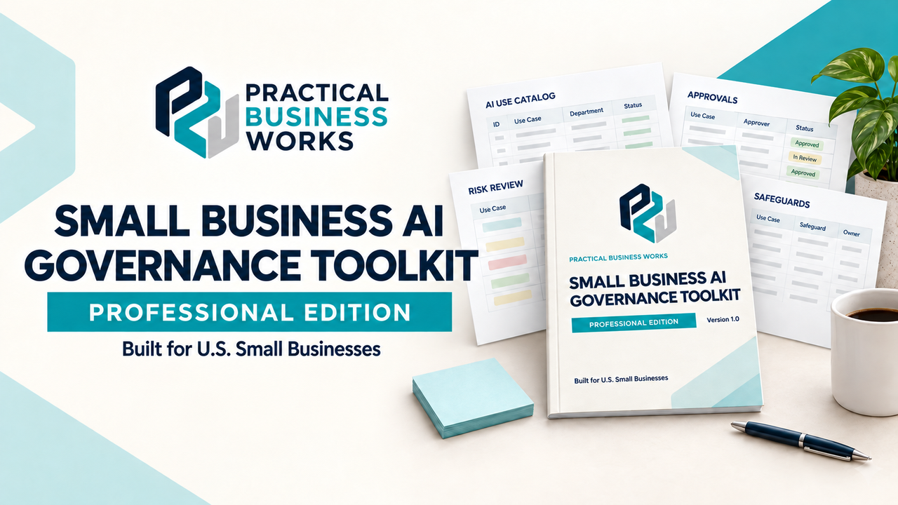 Small Business AI Governance Toolkit Professional Edition
